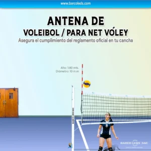 Voley - Accesorios / Antenas De Voleibol Para Red De Voley
