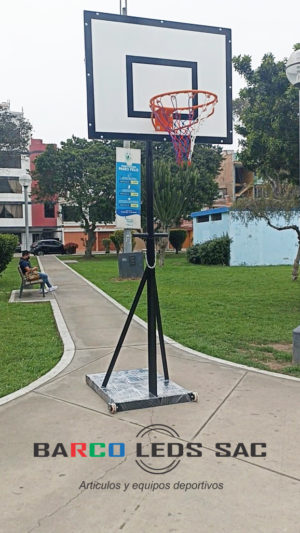 tablero de basquet transportable