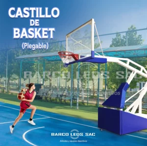 Castillo Basquet Movible Plegable Profesional