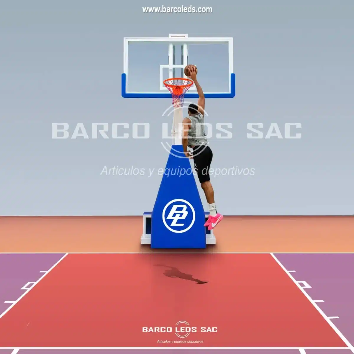 Castillos de basket fijo transportable de BARCO LEDS SAC