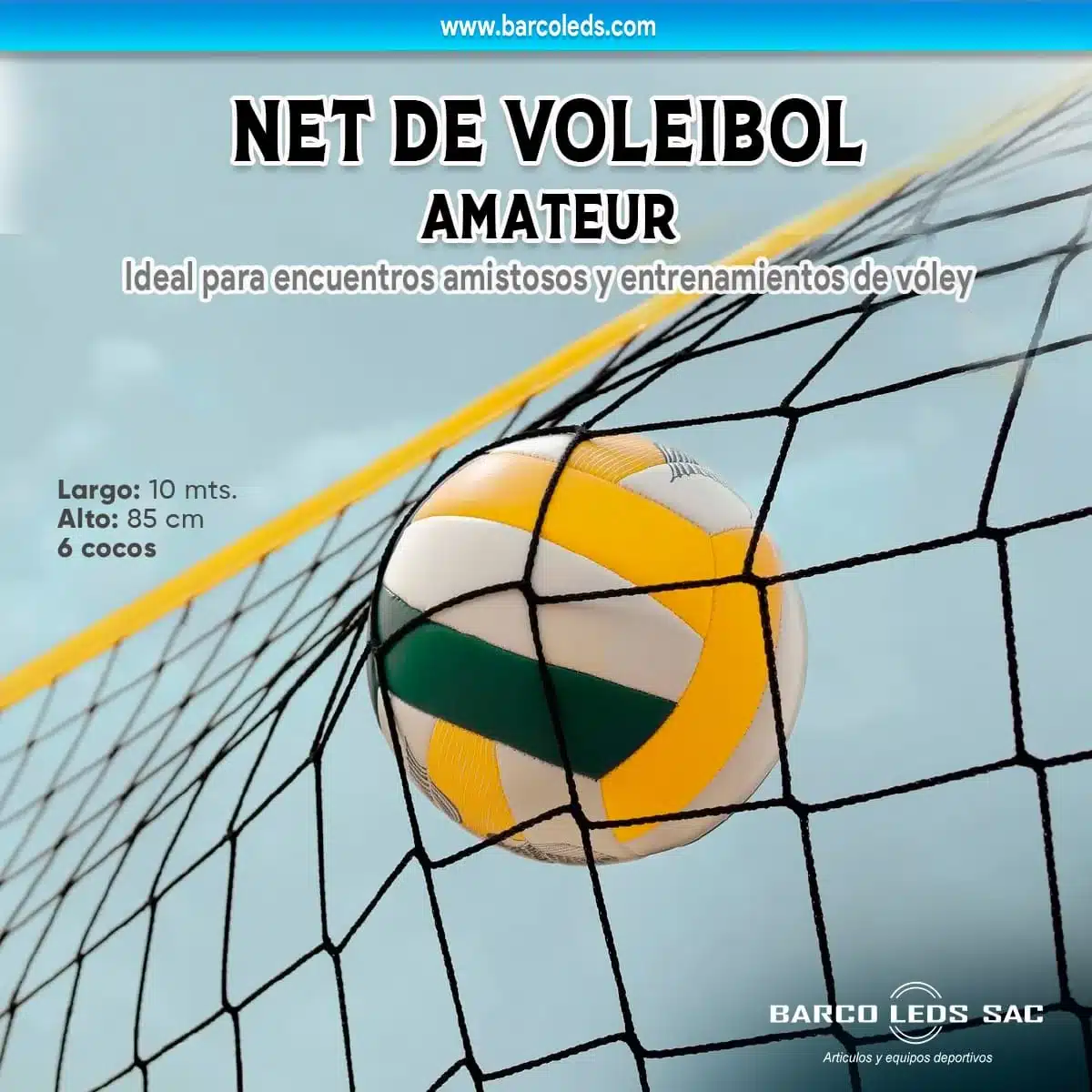 Voley - Accesorios / Malla De voley Amateur N° 80