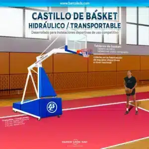 Castillo de basket hidraulico, de Barco Leds SAC