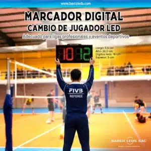 Voley - Accesorios / Marcador Cambio de jugador Led
