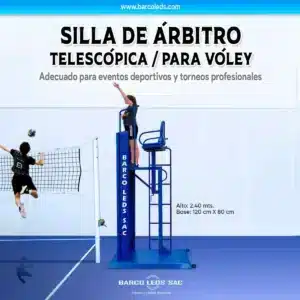 Silla para Arbitro De Voley telescópica