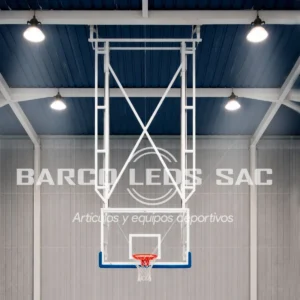 Tablero de basket plegable para techo de Barco Leds SAC
