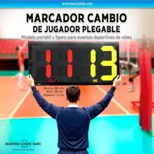 Voley - Accesorios / Marcador Cambio de jugador plegable
