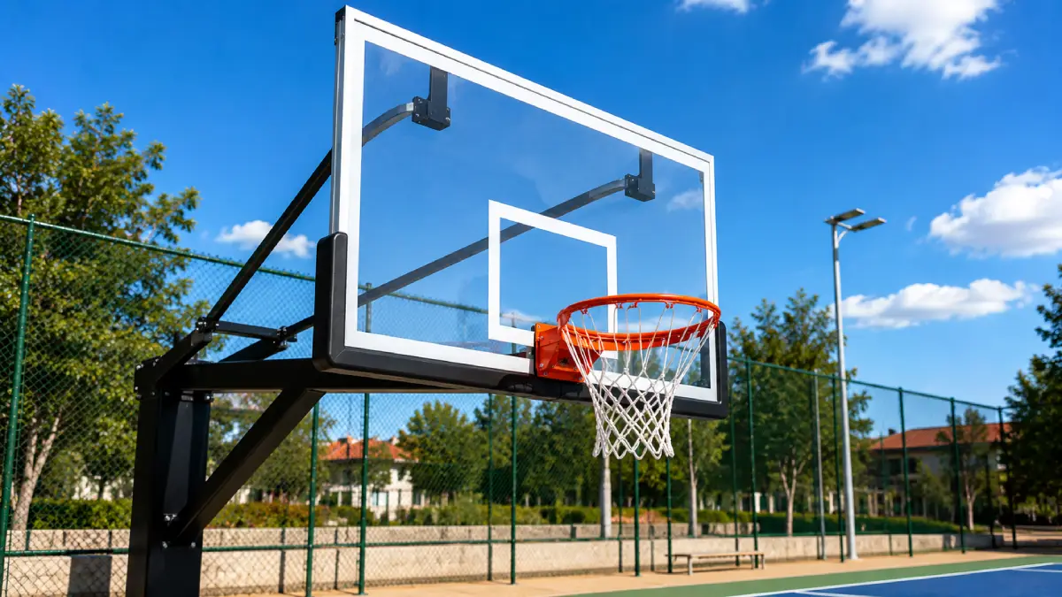 tablero de basket para exteriores