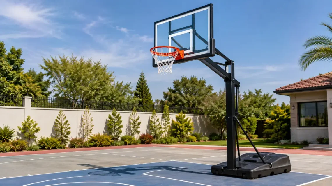 castillo de basket portátil