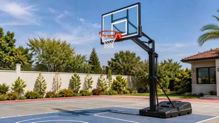castillo de basket portátil