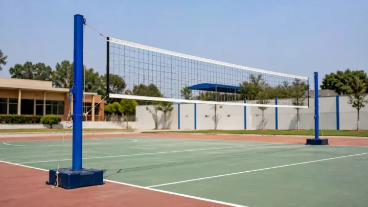 postes de voley escolar